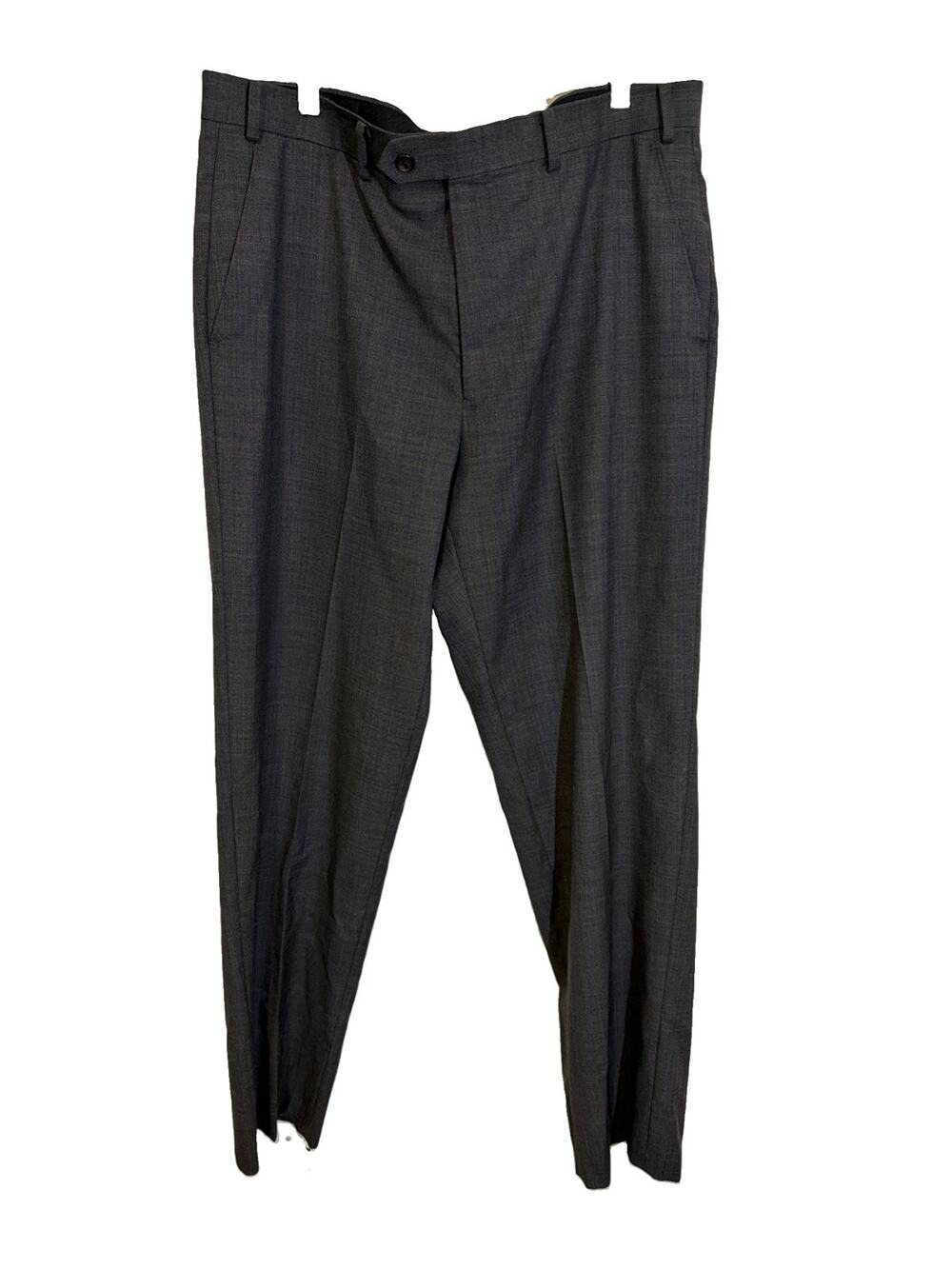 Ralph Lauren Men’s Wool Dress Pants Size 36x32 Gray Pleated Trousers